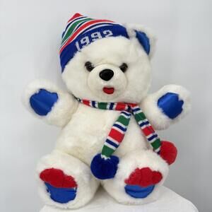 Vintage 1992 Fairview Christmas Teddy Bear